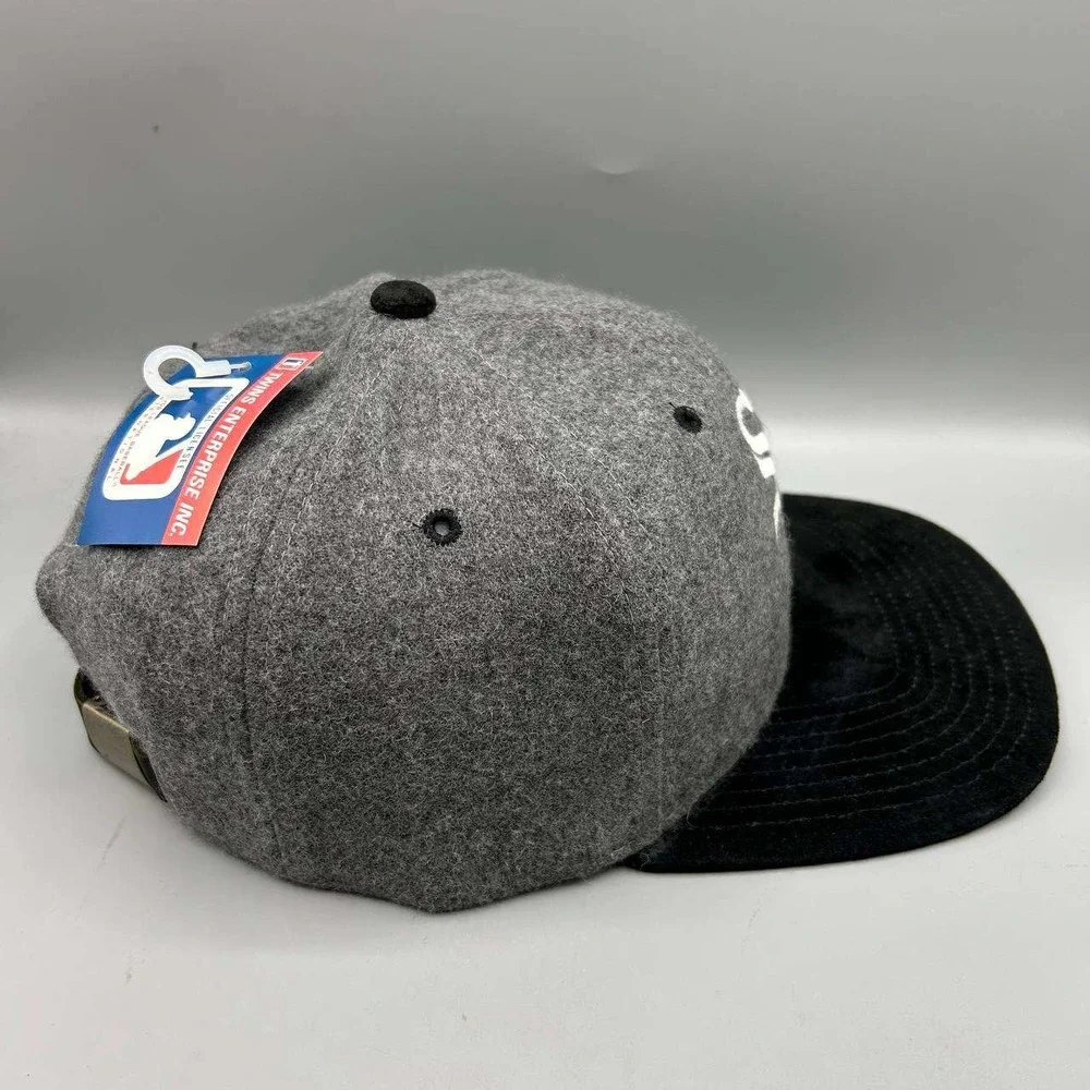 Vintage Chicago White Sox Hat Men Wool Suede Twins Enterprise Strap Back Cap New